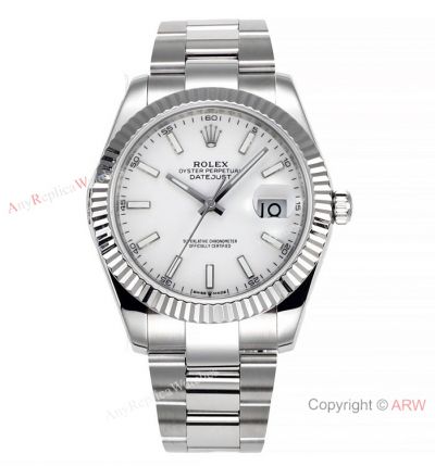 Super Clone Rolex Datejust ii JVS Cal.3235 White Oyster Watch &72 Power Reserve
